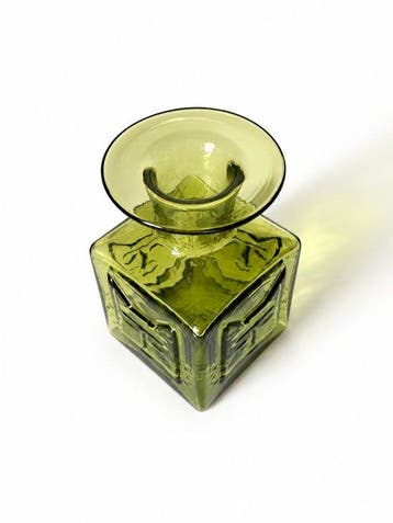 Flygsfors - Wiktor Berndt - Vaas - Cat Vase - Glas, Antiek en Kunst