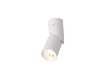 Veiling - 12x GU10 Opbouwspot Armatuur cilinder zand wit dra, Huis en Inrichting, Nieuw