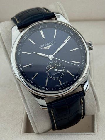 Longines - Master Collection Moonphase - L2.919.4 - Homme -, Handtassen en Accessoires