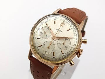Jaeger - Chronograph - 18k pink gold - Cal. 839 H - Homme -, Nieuw