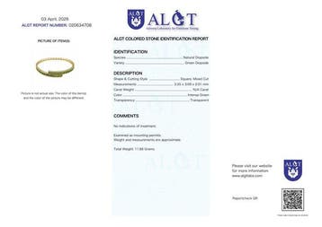 Zonder minimumprijs - Armband Zilver - Diopsiet -, Nieuw