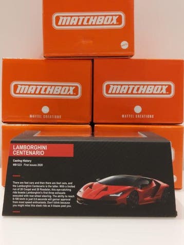 Matchbox, Mattel, Hot Wheels 1:64 - Model sportwagen -, Nieuw