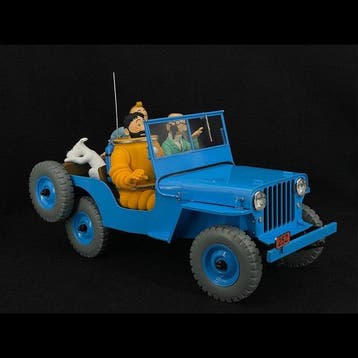 Hachette/Moulinsart - Tintin - 1/24 - La Jeep Bleue N°4