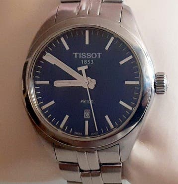 Tissot - Pr 100 - Sapphire Crystal - Zonder minimumprijs -