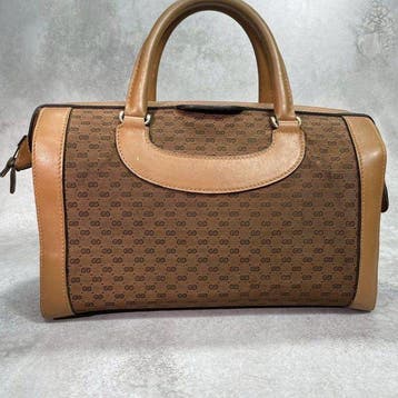 Gucci - GG Pattern Gold Hardware - Sac de marin