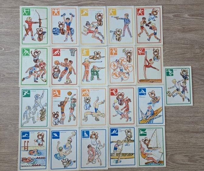 USSR - Vintage Olympic posters I, Will Be an Olympian 1980, Verzamelen, Overige Verzamelen