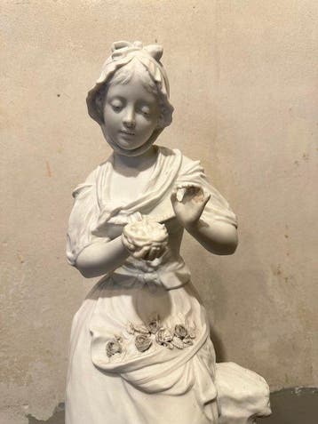 G. Levy (1820-1899) - Tafelmiddenstuk - Biscuit porselein -