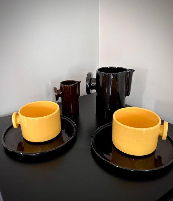 Theeservies - Keramiek - Ruimtevaartontwerp, Antiek en Kunst, Curiosa en Brocante