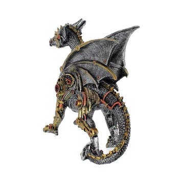 Beeldje - Dracus Machina Steampunk Dragon Figurine - Hars