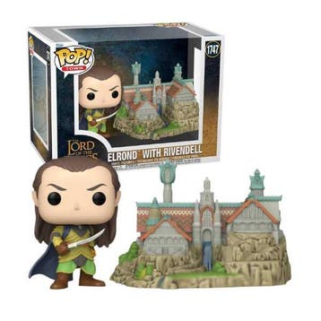 Funko Pop  Lord of the Rings  Elrond  Rivendell 1747 Town, Verzenden