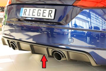 Rieger diffuser | geschikt voor Audi TT (8J-FV/8S) S-Line 20, Verzenden
