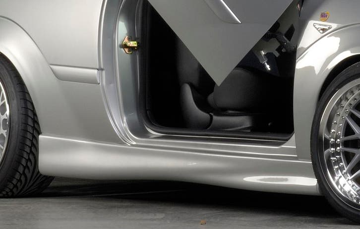 Rieger side skirt | Focus 1: 98-10.01, 11.01- - 5-drs. | l s, Auto-onderdelen, Carrosserie, Nieuw, Ford, Verzenden