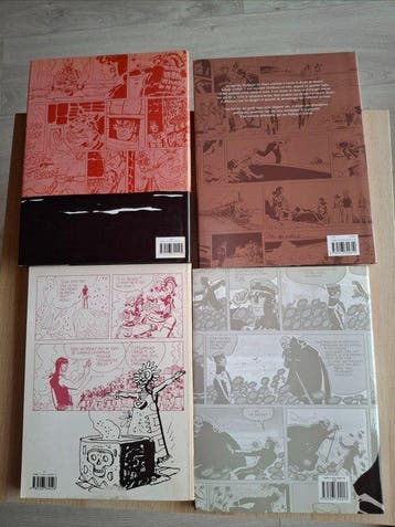 Corto Maltese - 3x C + B + 3x jaquette - EO/Ré - 4 Album -