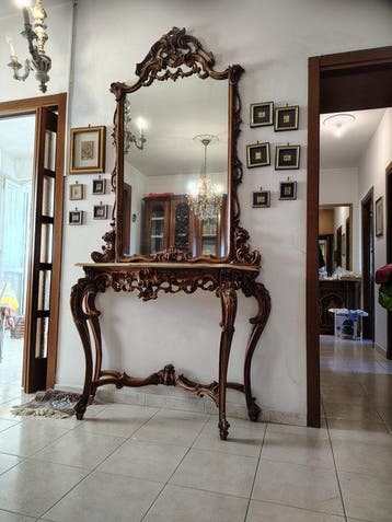 Wandtafel - Marmer, hard hout