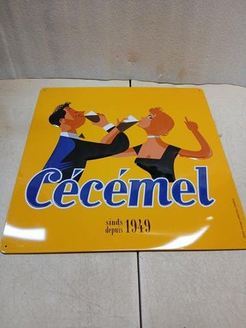 Cecemel - Cécémel depuis 1949 - Plaque émaillée - couple -