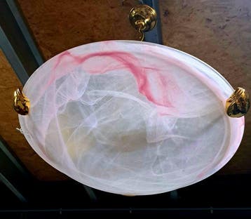 Lamp - Glas, Messing