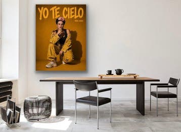 EMIR BERCUTTE - YO TE CIELO FRIDA KAHLO - Toile L - LIMITED