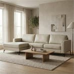 Leren hoekbank Match - 3 zits + longchair, Ophalen of Verzenden