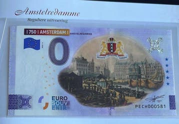 Nederland. 0 Euro Banknote 2024/2025 Amsterdam 750 (13