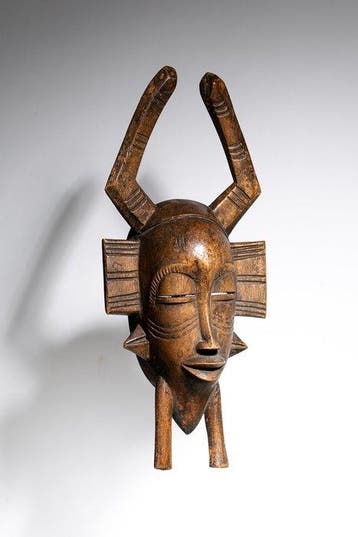 Masker paspoort Kpeliye - Senufo - Ivoorkust (Zonder