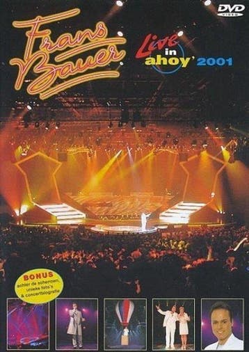 Frans Bauer - live in ahoy 2001 (dvd tweedehands film), Cd's en Dvd's, Ophalen of Verzenden, Nieuw in verpakking