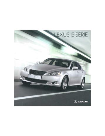 2009 LEXUS IS BROCHURE NEDERLANDS, Nieuw