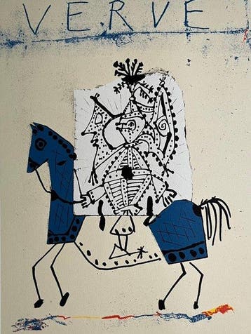 Pablo Picasso (1881-1973) - Cover for Verve, 1951