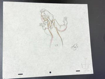Walt Disney - Dessin d’animation original de Cruella de Vil, Nieuw