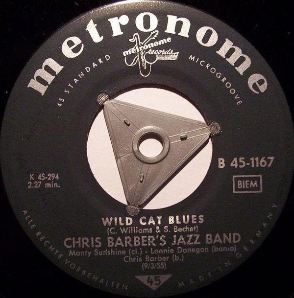 Chris Barbers Jazz Band - Wild Cat Blues / Petite Fleur, CD & DVD, Vinyles | Pop, Envoi