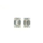 Oorbellen - 14 karaat Witgoud - 8.13ct. tw. Diamant, Bijoux, Sacs & Beauté, Boucles d'oreilles