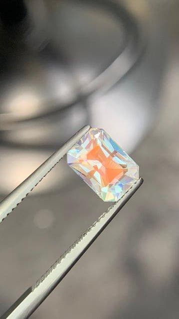 1 pcs Incolore Pierre de lune - 2.91 ct - International