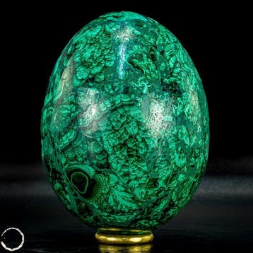 Malachit-Ei – chef-dœuvre de la nature en vert émeraude, Collections