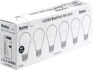 Lampe LED Bailey EcoPack - 142088 [6 pièces], Verzenden, Nieuw