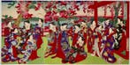 Ysh Chikanobu () – Zicht vanaf Ueno Kiyomizu richting
