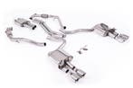 Cat-back uitlaatsysteem | Audi S5 | Milltek Sport Quad 100 m, Verzenden