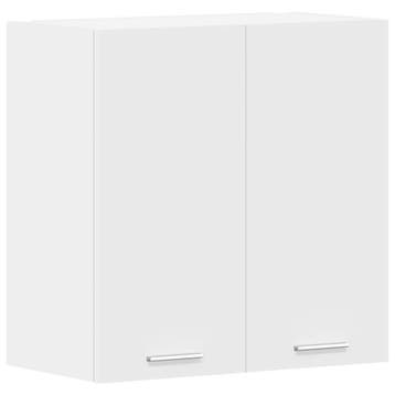 vidaXL Bovenkast Lyon 60x31x60 cm bewerkt hout wit, Verzenden