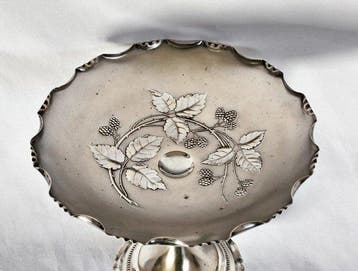 WMF / Geislingen - Epergne - Verzilverd - Patera voor fruit, Antiquités & Art