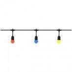 Prikkabel Lichtsnoer 10m met 10 E27 Lamp Fittingen - 750W LE, Verzenden, Nieuw
