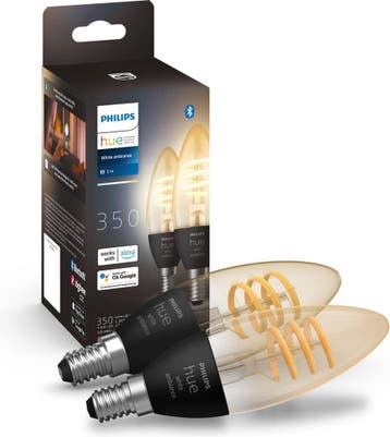 Philips Hue filamentkaars - warm- tot koelwit licht - 2-pack, Verzenden, Zo goed als nieuw