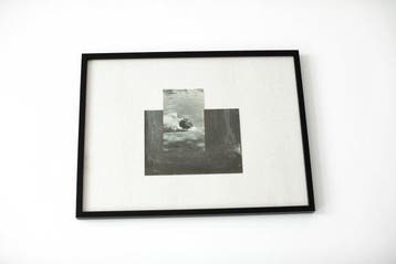 Ros Khavro - Collage, Silver gelatin print and graphite with