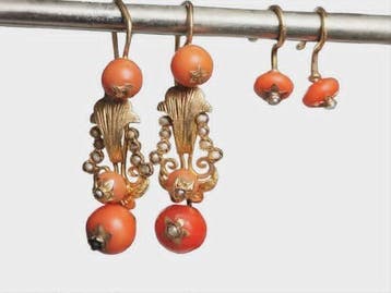 Sans prix de réserve - Ensemble de bijoux 2 pièces - 18