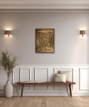 Naar Rene Paul Chambellan - Relief, ENDURANCE Art Deco