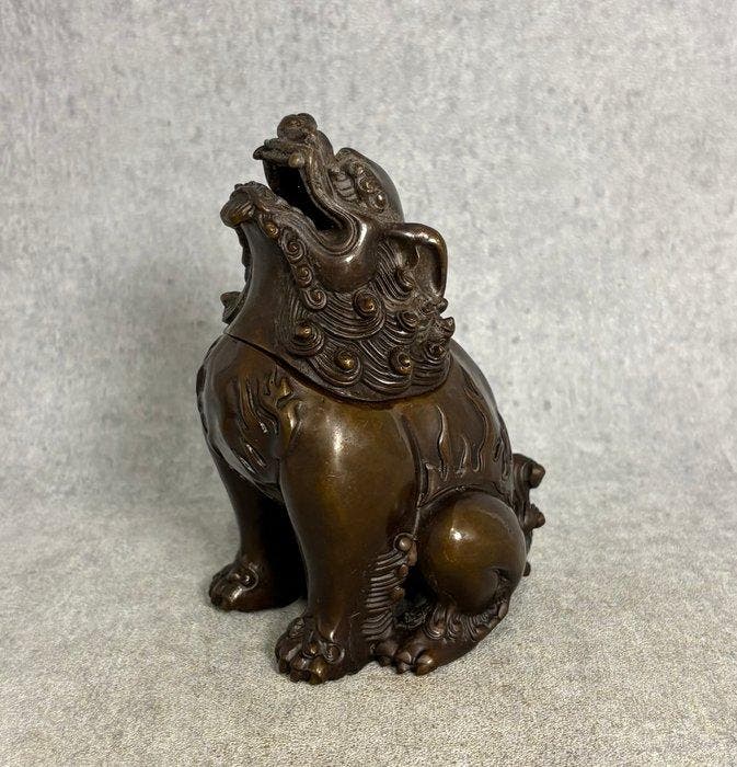 Wierookbrander - Brons - Foo Dog, Antiek en Kunst, Antiek | Overige Antiek