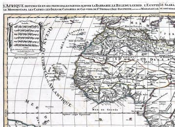 Afrika - .; H. Jaillot - LAfrique - 1692, Boeken, Atlassen en Landkaarten, Nieuw