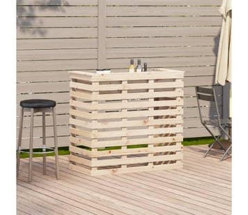 Tuinbartafel | Retour deal | Sla nu je slag (tuintafel), Tuin en Terras, Tuintafels, Verzenden, Zo goed als nieuw, Rechthoekig