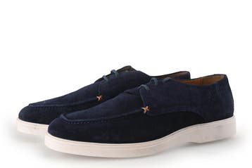 Loff 1881 Veterschoenen in maat 42 Blauw, Kleding | Heren, Schoenen, Zo goed als nieuw, Loff 1881, Veterschoenen, Verzenden