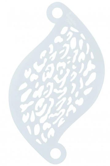 Witte Make Up Sjabloon Dierenprint, Verzenden