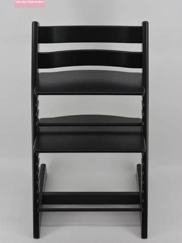 OCCASION/GEBRUIKTE: Stokke Tripp Trapp zwart noir triptrap, Kinderen en Baby's, Verzenden, Zo goed als nieuw, Meegroeistoel, Stoelverkleiner