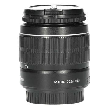Canon EF-S 18-55mm f/3.5-5.6 III met garantie, Ophalen of Verzenden, Gebruikt
