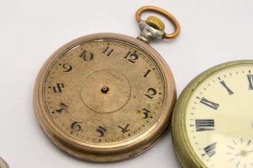 Duncan 800 Silver, Molnija - mechanical pocket watch Lot 2, Antiek en Kunst, Antiek | Klokken